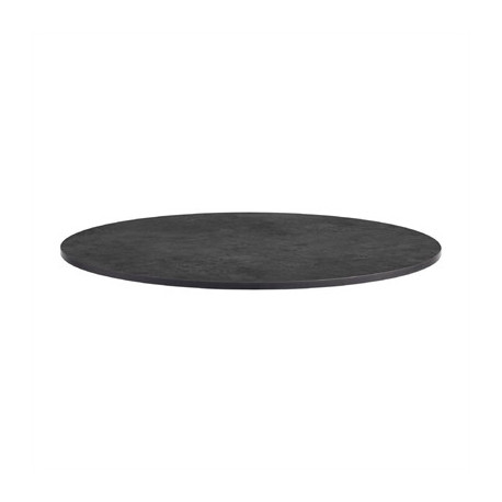 Extrema Round Metallic Anthracite Table Top 900mm