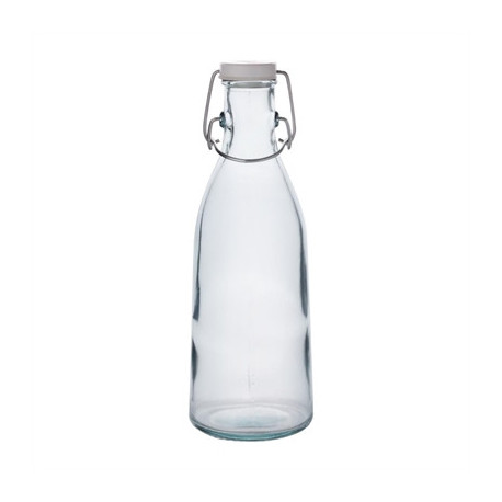 Olympia Recycled Glasses Swing Top Bottles 1Ltr (6 Pack)