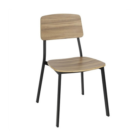 Bolero Beaufort Wooden Interior Dining Chairs (2 Pack)