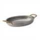 Utopia Vintage Steel Oval Dishes 245 x 175mm (6 Pack)