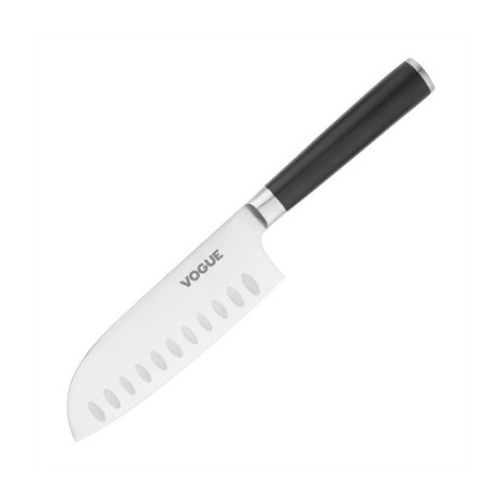 Vogue Bistro Santoku Knife Black 14.2cm