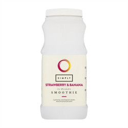 Simply Strawberry & Banana Smoothie 1Ltr