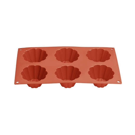 Vogue Silicone Brioche Mould 6 Cup