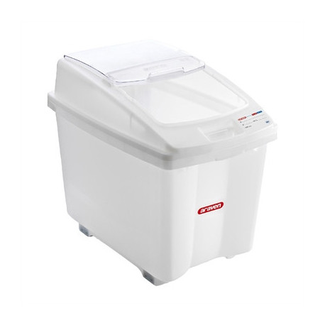 Araven Transparent Mobile Ingredient Bin 80Ltr