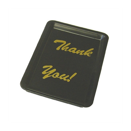 Beaumont Thank You Tip Tray Black