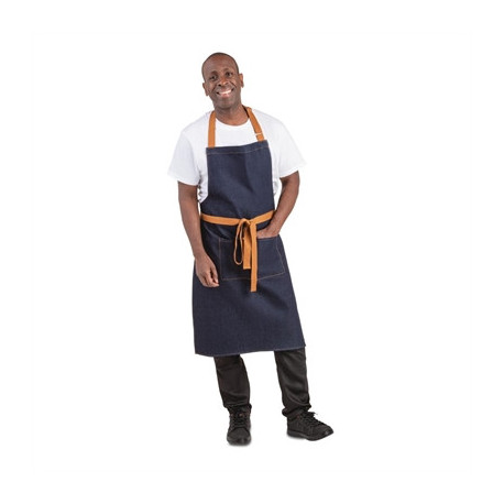 Southside Denim Bib Apron Blue