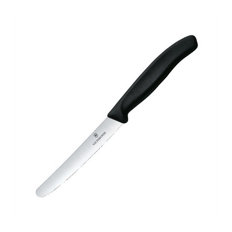 Victorinox Serrated Tomato Utility Knife Black 11cm