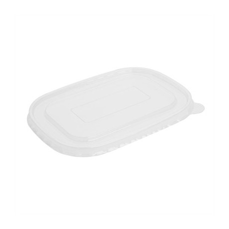 Fiesta Recyclable PET Lids for Rectangular Containers (300 Pack)