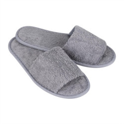 Mitre Luxury Curzon Open Toe Slippers Grey