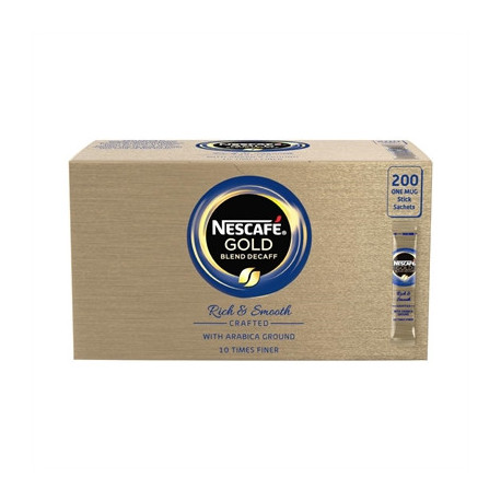 Nescafe Gold Blend Decaf Instant Coffee Sticks 1.8g (200 pack)