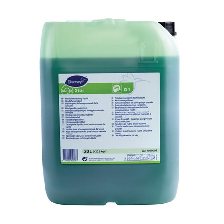 Suma Star D1 Washing Up Liquid Concentrate 20Ltr