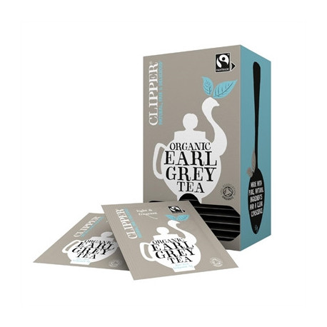 Clipper Fairtrade Organic Speciality Earl Grey Tea Bag Envelopes (6 x 25 Pack)
