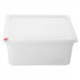 Hygiplas Click PP GN Container 2/3 with Lid & 7 Colour Clips 150mm 12Ltr (4 Pack)