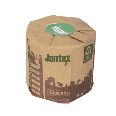 Jantex Green 100% Recycled Wrapped Toilet Roll 3ply 260 Sheets (36 Pack)