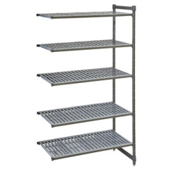 Cambro Camshelving Basics Plus Add-On Unit 5 Tier With Vented Shelves 2140(H)x 1480(W)x 540(D)mm