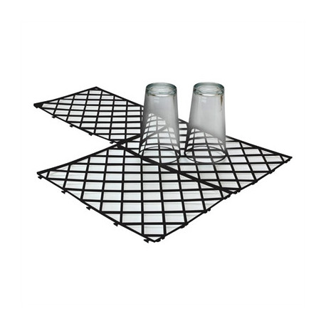 Beaumont Glass mats Black (10 Pack)