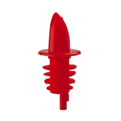 Beaumont Red Economy Freeflow Pourer (10 Pack)