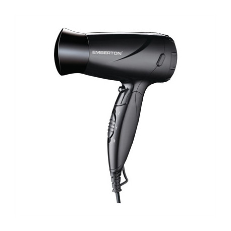 Hotel Complimentary Emberton Black 1600w Folding Hairdryer