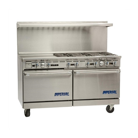 Imperial IR6G24 6 Burner, Griddle & Oven Range