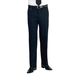 Brook Taverner Mens Mars Short Leg  Black Waiting Trousers Size 44"