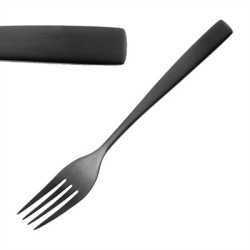 Comas BCN Black Dessert Forks (12 Pack)