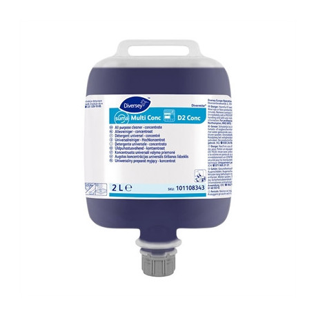 Diversey Suma D2 Multi-Purpose Cleaner 2Ltr