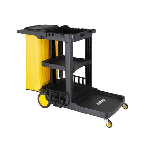 Jantex Cleaning Trolley Black