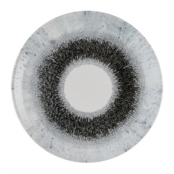 Churchill Studio Prints Fusion Black Evolve Coupe Plates 260mm (12 Pack)