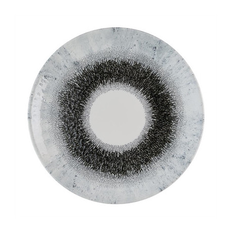 Churchill Studio Prints Fusion Black Evolve Coupe Plates 260mm (12 Pack)