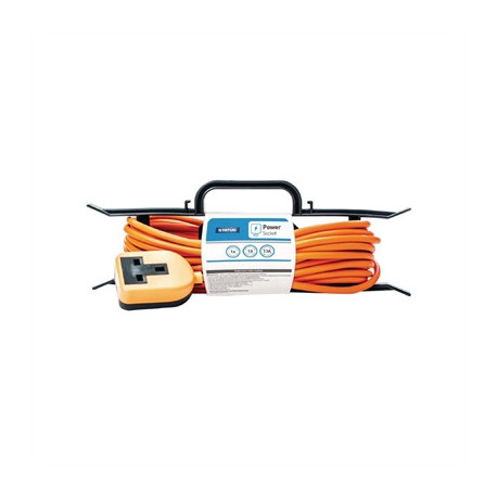 Status Heavy Duty Extention Socket Lead with Orange Plug 10m