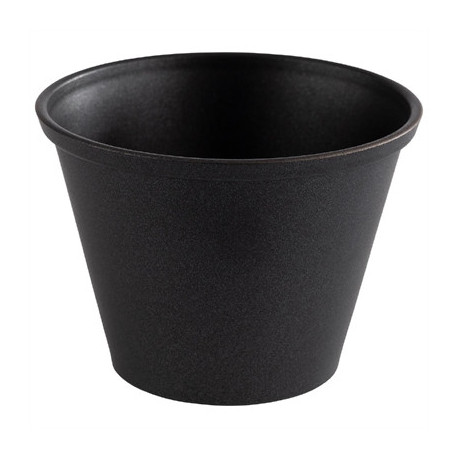 APS Dip Bowls Grey/Black 60ml (6 Pack)