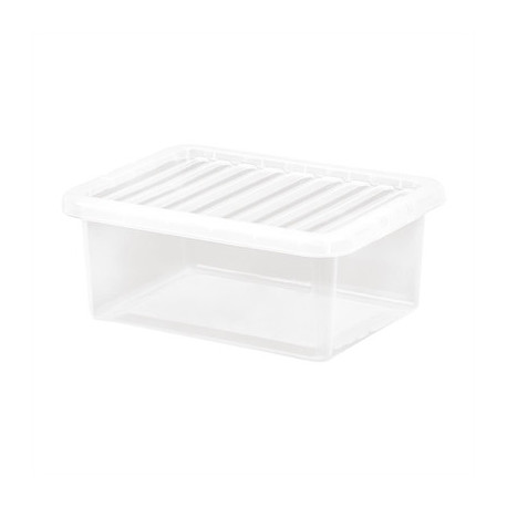 Wham Crystal Storage Box and Lid 17Ltr