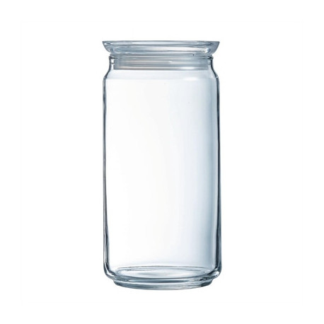 Luminarc Pure Jars with Glasses Lids 1.5Ltr (6 Pack)