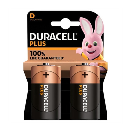 DuracellPlus D Batteries (2 Pack)