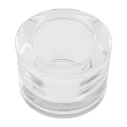 Utopia Chunky Clear Tealight Holders (12 Pack)