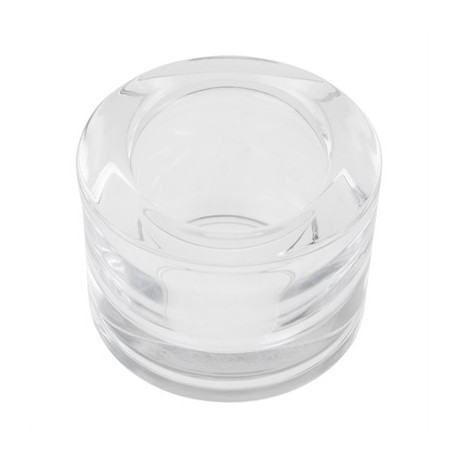 Utopia Chunky Clear Tealight Holders (12 Pack)