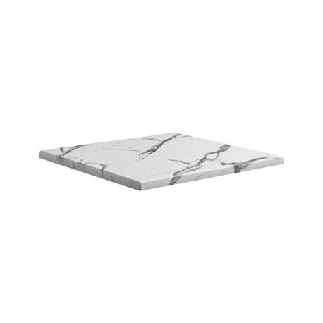 Enduratop Square Carrara Marble Table Top 600x600mm