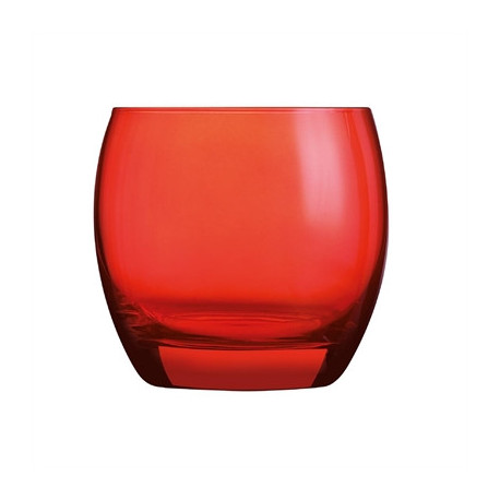 Arcoroc Salto Colour Studio Red Old Fashioned Glasses 320ml (24 Pack)