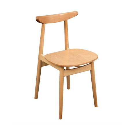 Fameg Beech Cowhorn Side Chair (2 Pack)