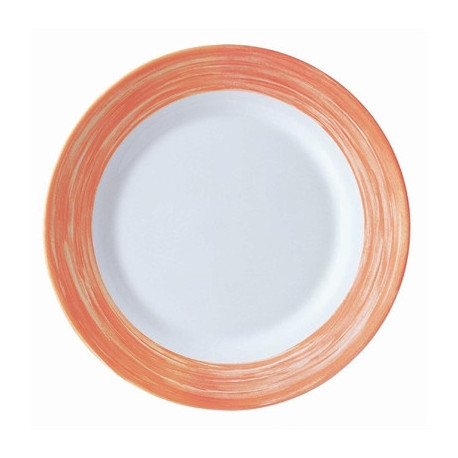 Arcoroc Brush Dessert Plates Orange 195mm (24 Pack)