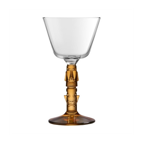 Onis Tiki Mai Tai Glasses with Amber Stem 200ml (6 Pack)