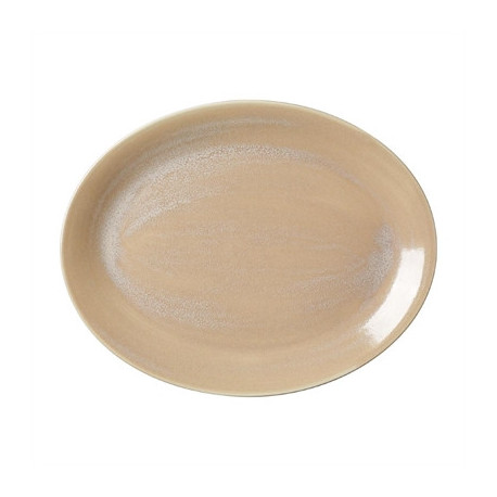 Steelite Revolution Sandstone Oval Coupe Plates 342mm (12 Pack)