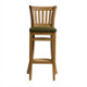 Manhattan Bar Chair in Weathered Oak with Shetland Forest Seat