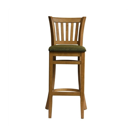 Manhattan Bar Chair in Weathered Oak with Shetland Forest Seat