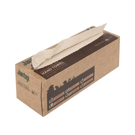 Jantex Green 100% Recycled Hand Towel 1ply 3600 sheets