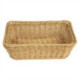 Olympia Polywicker Rectangular Basket Light Brown 300x230mm