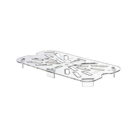 Cambro Polycarbonate 1/4 Gastronorm Tray Drain Shelf
