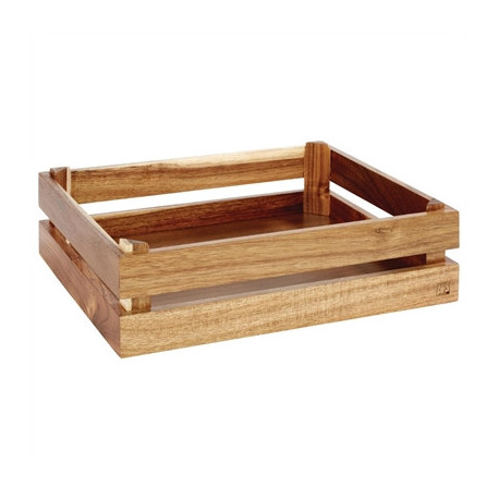 APS Superbox Buffet Crate Acacia GN1/2