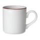 Steelite Bead Maroon Band Mugs 285ml (12 Pack)