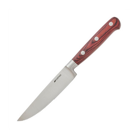 Comas Steak Knives Red Handles 258mm (6 Pack)